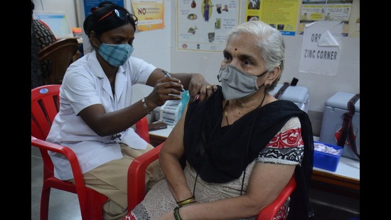 Omicron’s severe impact was thus seen only in a section of the population that was highly vulnerable due to multiple risk factors. (Praful Gangurde/HT Photo)