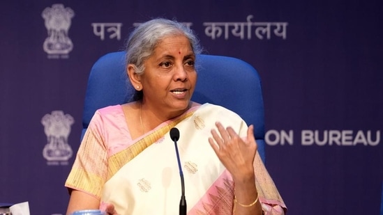 Finance minister Nirmala Sitharaman(Bloomberg)