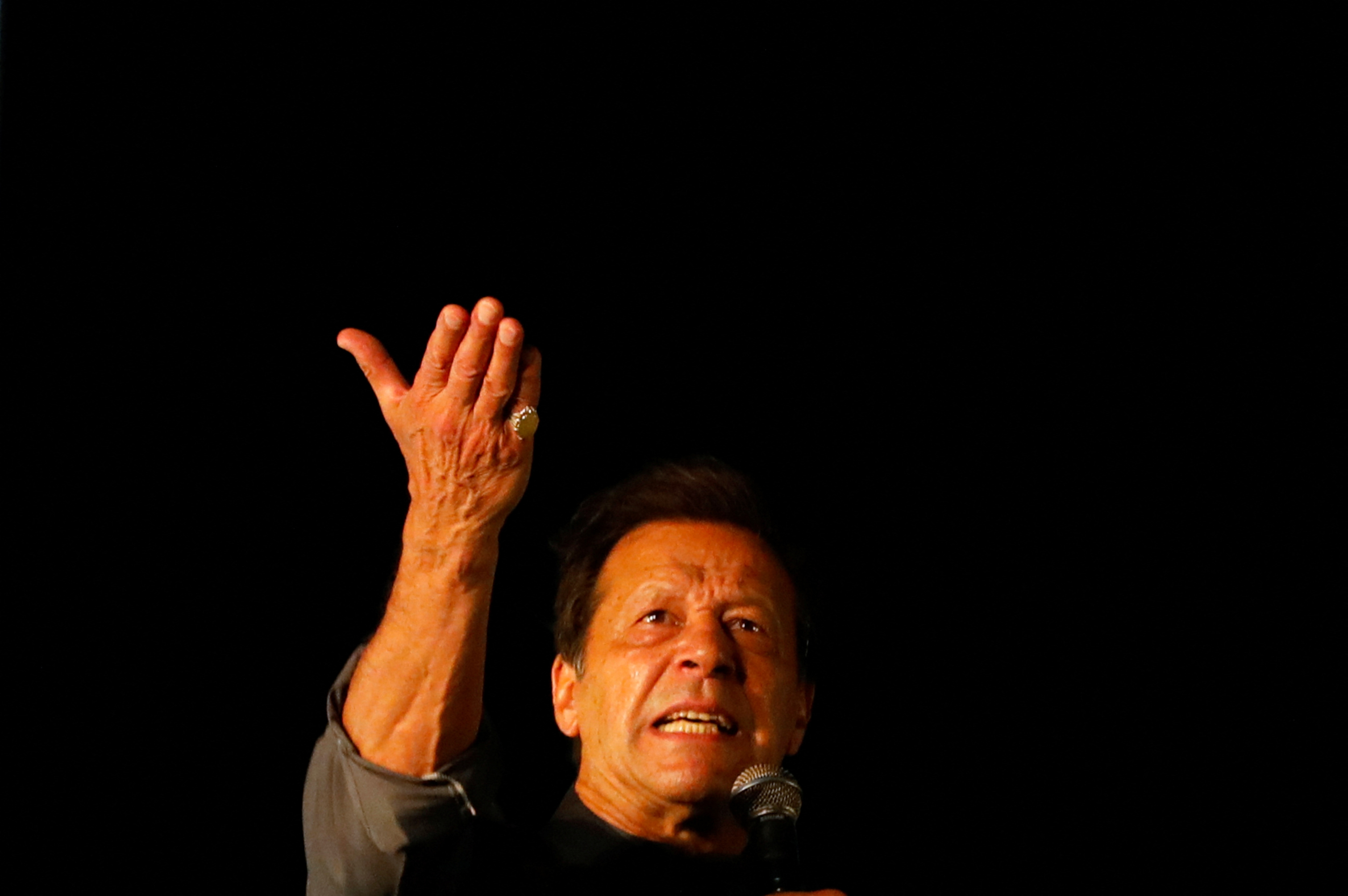 Imran Khan’s conduct, after the united Opposition moved a no-confidence motion against him in the National Assembly, was dodgy even by Pakistan’s abysmal standards.&nbsp; (Reuters)