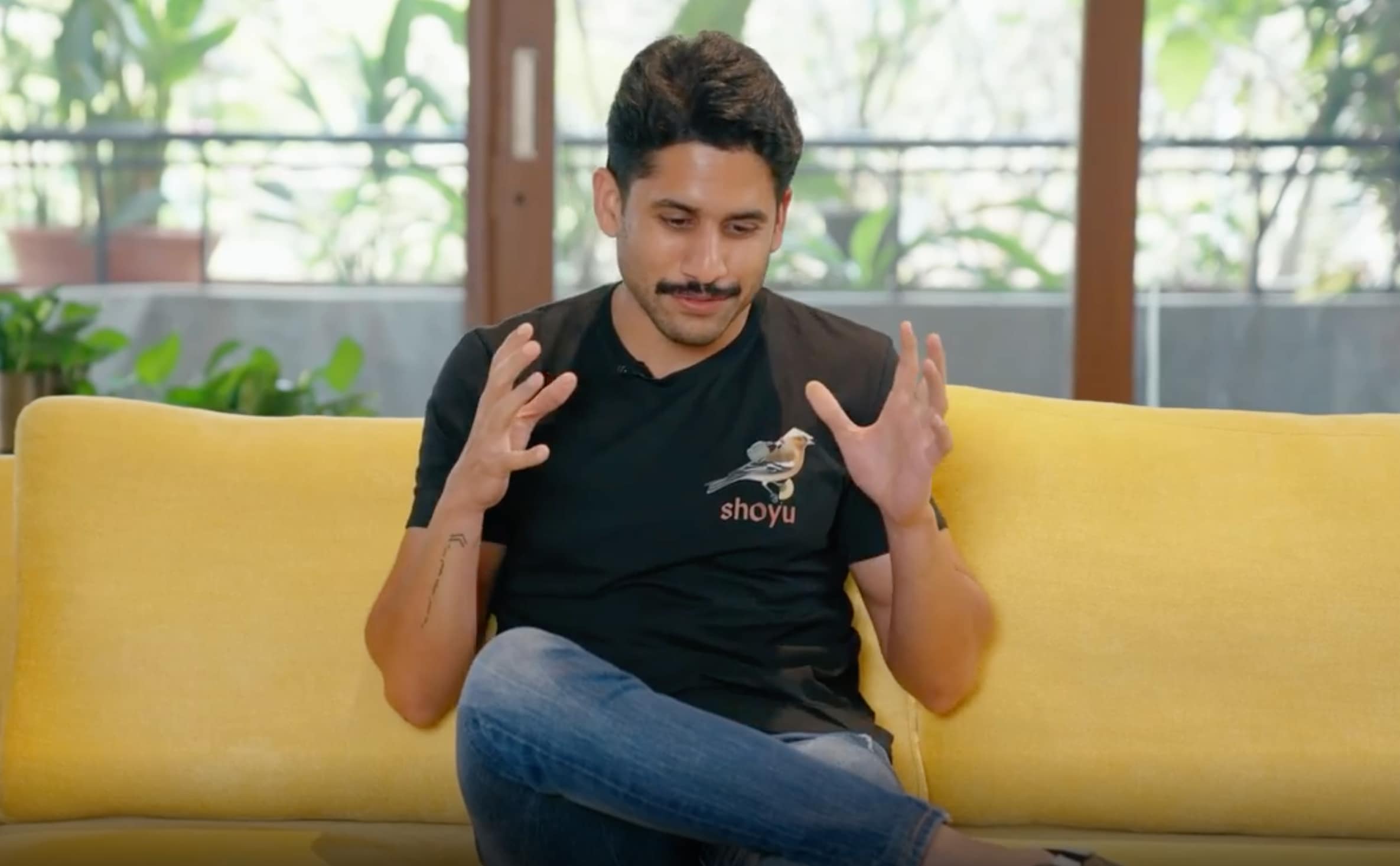 Naga Chaitanya's wrist tattoo.