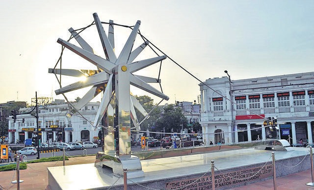 Demonstrating the evolution of Charkha are 14 vintage models, from kapaas to yarn and Khadi cloth, at the Charkha Museum. Demonstrating the evolution of Charkha are 14 vintage models, from kapaas to yarn and Khadi cloth, at the Charkha Museum.
