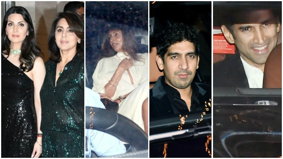 Celebrities at Alia and Ranbir's party.
