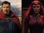 Benedict Cumberbatch and Elizabeth Olsen star in Doctor Strange in the Multiverse of Madness.