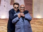 Bollywood actors Anil Kapoor and Satish Kaushik during an event for the trailer launch of their upcoming Netflix film Thar, in Mumbai,(PTI) Bollywood actors Anil Kapoor and Satish Kaushik during an event for the trailer launch of their upcoming Netflix film Thar, in Mumbai,(PTI)