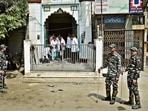 A few shops opened on Monday with nearly 500 police personnel and six companies of additional force being deployed in the area.