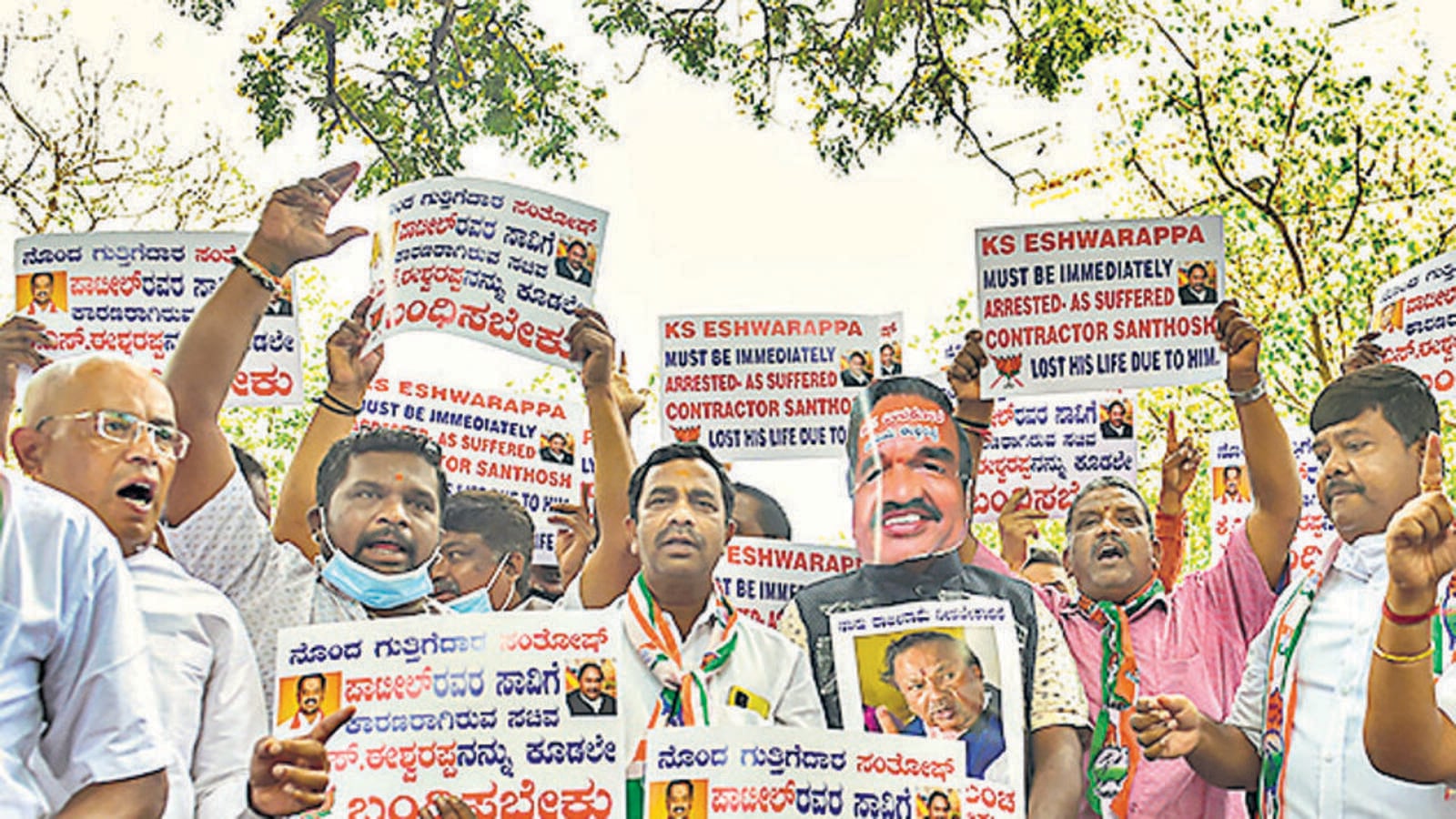 Congress Leaders Among 35 Booked For Protests In Karnataka | Bengaluru ...