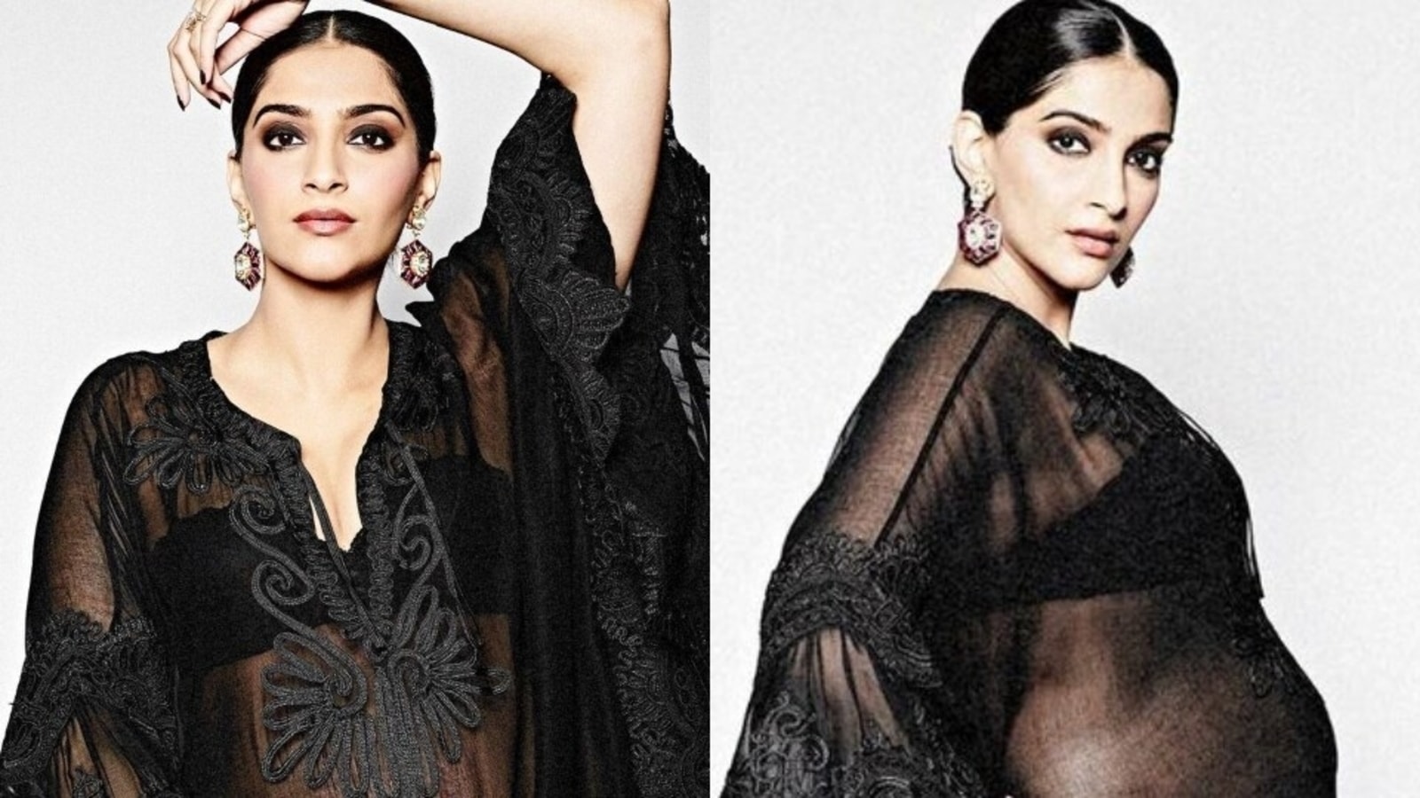 Sonam Kapoor’s see-through kaftan for phenomenal maternity photoshoot is worth ₹36k and we are obsessed