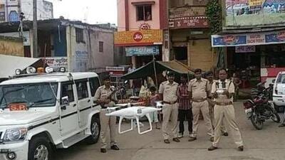 Communal tension erupted in Khargone after stone-pelting on a Ram Navmi procession on April 10. (HT Photo) Communal tension erupted in Khargone after stone-pelting on a Ram Navmi procession on April 10. (HT Photo)