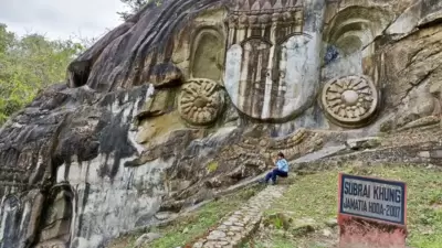 Unakoti – Tripura: Unakoti, a district in the Northeastern state of Tripura, is home to several rock carvings that date back to the 7th -9th centuries. This tourist attraction is a ‘Shaiba’ (Saivite) pilgrimage and hosts a big fair known as ‘Ashokastami Mela’ every year in April. (Instagram/@ripon_debbarma_) Unakoti – Tripura: Unakoti, a district in the Northeastern state of Tripura, is home to several rock carvings that date back to the 7th -9th centuries. This tourist attraction is a ‘Shaiba’ (Saivite) pilgrimage and hosts a big fair known as ‘Ashokastami Mela’ every year in April. (Instagram/@ripon_debbarma_)