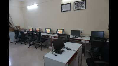 The digital training facility has 25 desktop computers, various other digital laboratory equipments. (HT PHOTO)