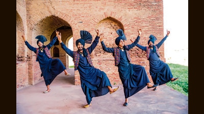 Ludhiana, Punjab / India - March 17 2020: A group of Punjabi dance Artists (Shutterstock) Ludhiana, Punjab / India - March 17 2020: A group of Punjabi dance Artists (Shutterstock)