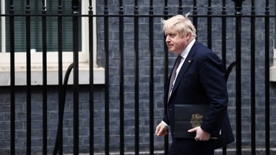 British Prime Minister Boris Johnson. (REUTERS)