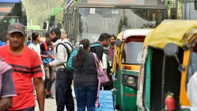A two-day strike - called by several auto, taxi and cab drivers' associations over the surging fuel prices - kicks off on Monday in Delhi. (Raj K Raj / Hindustan Times)