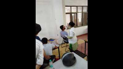 More samples collected; university goes ahead with ongoing exam (Sourced) More samples collected; university goes ahead with ongoing exam (Sourced)