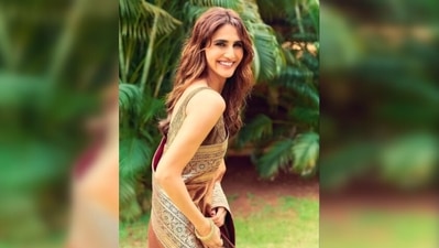 Vaani Kapoor shared a slew of pictures of herself in several different poses and captioned her post, "About today ." (Instagram/@_vaanikapoor_)