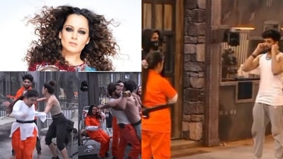 Zeeshan Khan threatened Azma Fallah with violence again in recent episode of Lock Upp. Kangana Ranaut has reacted to the incident. Zeeshan Khan threatened Azma Fallah with violence again in recent episode of Lock Upp. Kangana Ranaut has reacted to the incident.
