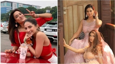 Palak Tiwari with her mother Shweta Tiwari.