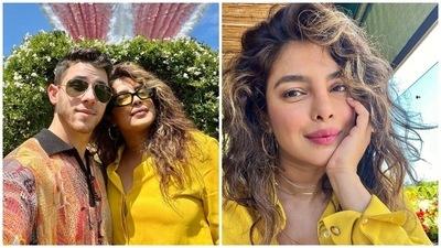 Priyanka Chopra celebrates Easter with Nick Jonas in crop shirt and skirt set, check out pics from their lunch date Priyanka Chopra celebrates Easter with Nick Jonas in crop shirt and skirt set, check out pics from their lunch date