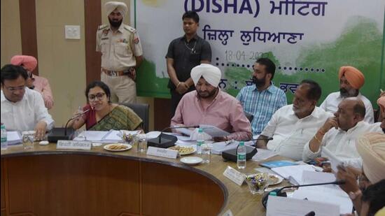 Directing officials to organise awareness camps so that people at the grassroots could be enrolled under different government schemes, MP Ravneet Singh Bittu on Monday encouraged residents to avail the benefit of these schemes. (Harvinder Singh/HT)
