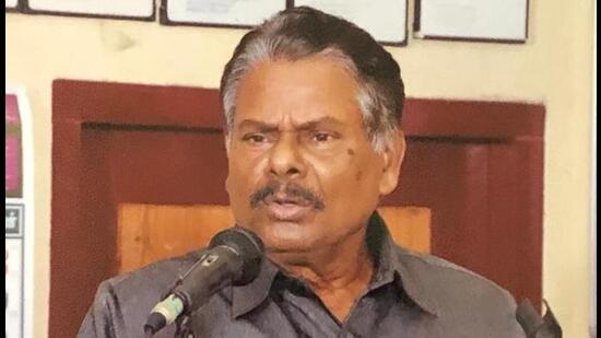 P R Rangaswami, a student leader during the 1965 anti-Hindi agitation in erstwhile Madras state. (Divya Chandrababu) P R Rangaswami, a student leader during the 1965 anti-Hindi agitation in erstwhile Madras state. (Divya Chandrababu)