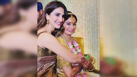 Vaani Kapoor also shared a picture with her friend and wrote a heartfelt message that read, "My special girl, the feeling of love and joy today is immeasurable ..my heart is so full looking at the two of you embark upon this journey together, wish you only the best in life. Congratulations my darling."(Instagram/@_vaanikapoor_)