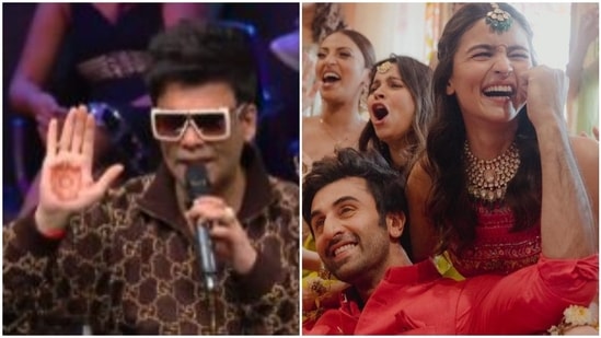 Karan Johar spoke about an incident at Alia Bhatt and Ranbir Kapoor's mehendi.