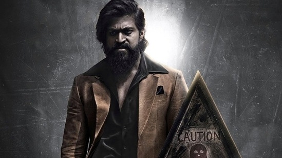 Yash stars as Rocky in KGF: Chapter 2, the sequel to the 2018 blockbuster.