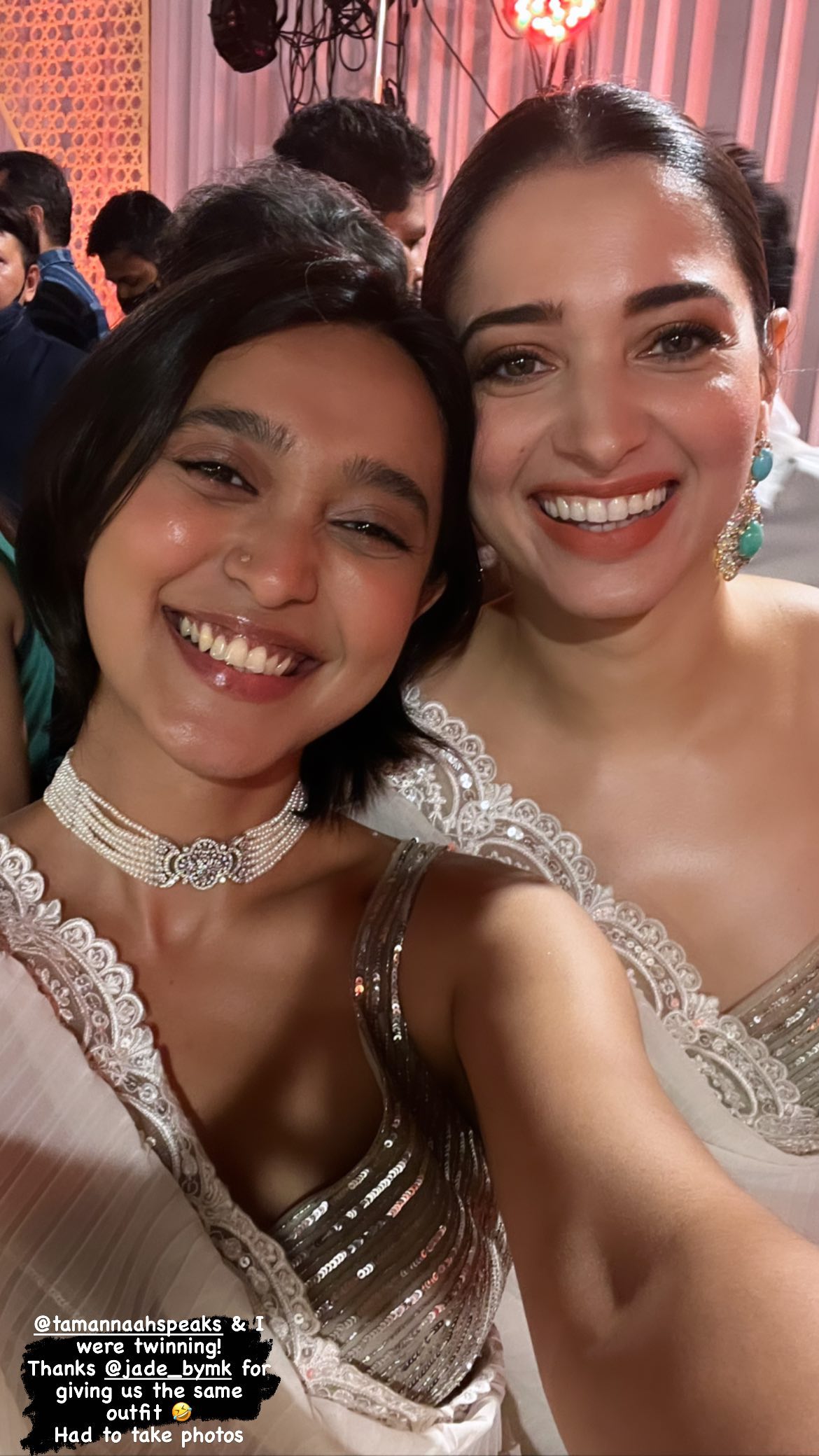 Sayani Gupta shares picture with Tamannaah Bhatia.&nbsp;