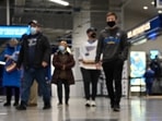 People wearing face masks in public in the US. (Image for representation)