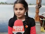 A screengrab from the video that went viral on Twitter showing how a little girl was sad about not getting to see snow in Kashmir. (ANN News) A screengrab from the video that went viral on Twitter showing how a little girl was sad about not getting to see snow in Kashmir. (ANN News)