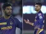 Shreyas Iyer was not pleased with Venkatesh Iyer's fielding effort. Shreyas Iyer was not pleased with Venkatesh Iyer's fielding effort.