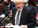 Britain's Prime Minister Boris Johnson attends Prime Minister's Questions (PMQs) in the House of Commons in London. (AFP File Photo) Britain's Prime Minister Boris Johnson attends Prime Minister's Questions (PMQs) in the House of Commons in London. (AFP File Photo)