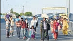 The Supreme Court’s judgment on June 29, 2021, in a suo motu case concerning the plight of migrant workers amid the Covid -19 pandemic, directed the Centre and states to provide dry ration and set up community kitchens for migrant workers (HT file photo) The Supreme Court’s judgment on June 29, 2021, in a suo motu case concerning the plight of migrant workers amid the Covid -19 pandemic, directed the Centre and states to provide dry ration and set up community kitchens for migrant workers (HT file photo)