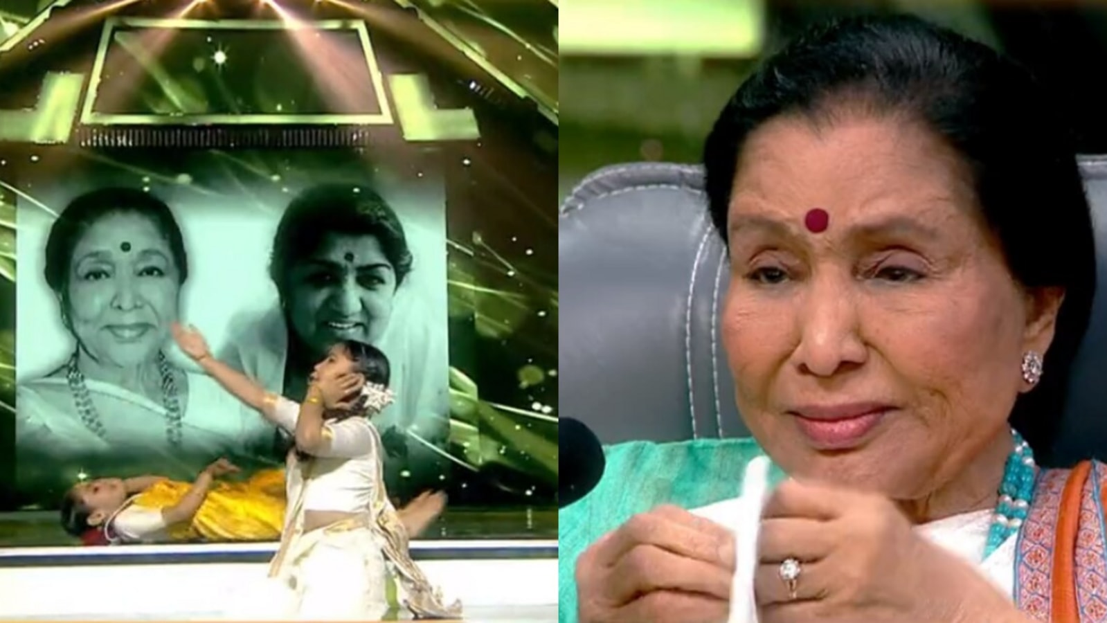 Asha Bhosle tears up remembering didi Lata Mangeshkar after emotional act on DID Li’l Masters: ‘She’s still with me’