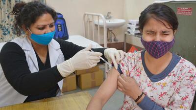 Four months after the vaccination drive began for the 15-18 age group in Chandigarh, only 52% of the target population has been fully jabbed. (HT File Photo) Four months after the vaccination drive began for the 15-18 age group in Chandigarh, only 52% of the target population has been fully jabbed. (HT File Photo)