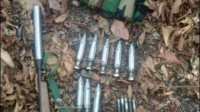 Police have recovered a Barrel Grenade Launcher (BGL) and live shells from the encounter spot.