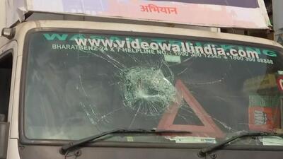 The Mumbai Police said four people responsible for vandalising the ‘Pol Khol’ campaign of the BJP have been identified. (ANI) The Mumbai Police said four people responsible for vandalising the ‘Pol Khol’ campaign of the BJP have been identified. (ANI)