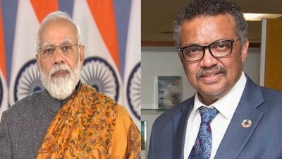 PM Modi and WHO chief Dr Tedros Ghebreyesus