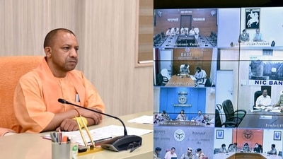 Yogi Adityanath held a meeting on Monday. Yogi Adityanath held a meeting on Monday. 
