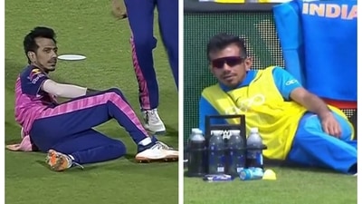 Yuzvendra Chahal recreated his meme-pose from 2019 World Cup Yuzvendra Chahal recreated his meme-pose from 2019 World Cup