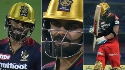 Virat Kohli's expressions became the talk on social media. (Screengrab) Virat Kohli's expressions became the talk on social media. (Screengrab)