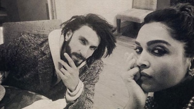 Ranveer Singh with wife Deepika Padukone. Ranveer Singh with wife Deepika Padukone. 