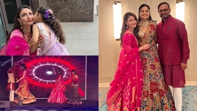 Soha Ali Khan attended her best friend's wedding with her daughter Inaaya Kemmu.