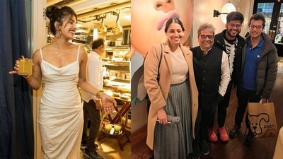 Vishal Bhardwaj visited Sona restaurant, owned by Priyanka Chopra, in New York. Vishal Bhardwaj visited Sona restaurant, owned by Priyanka Chopra, in New York. 