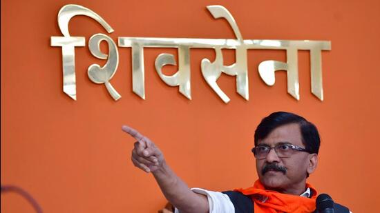 Shiv Sena Rajya Sabha MP Sanjay Raut HT File Photo
