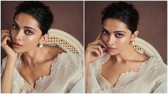Deepika Padukone sure knows how to sweep everyone off their feet with her mesmerising eyes and contagious sweet smile. The actor is not very active on social media but whenever she posts something, fans cannot keep calm. She recently shared two photos of herself on her Instagram handle in an ivory saree.(Instagram/@deepikapadukone)