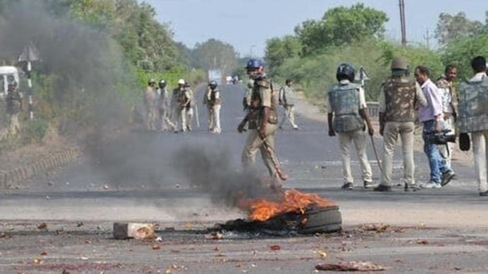 Communal tension in Khargone broke out after stone-pelting at a religious procession on April 10. (Representational Image) Communal tension in Khargone broke out after stone-pelting at a religious procession on April 10. (Representational Image)