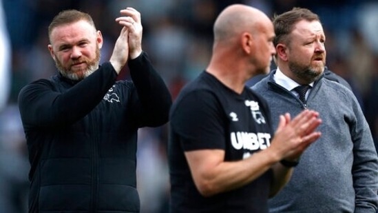 Derby County manager Wayne Rooney (AP)