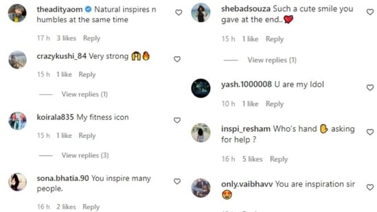 Comments on the video posted by Milind Soman. 