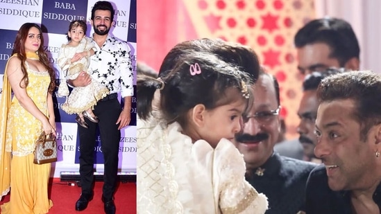 Mahhi Vij and Tara Bhanushali attended Baba Siddique's party with daughter Tara Bhanushali. Mahhi Vij and Tara Bhanushali attended Baba Siddique's party with daughter Tara Bhanushali. 